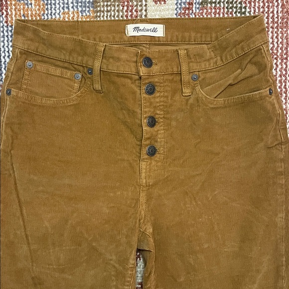 Madewell Tan Cali Demi-Boot Corduroy Pants Size 29 - Picture 2 of 10